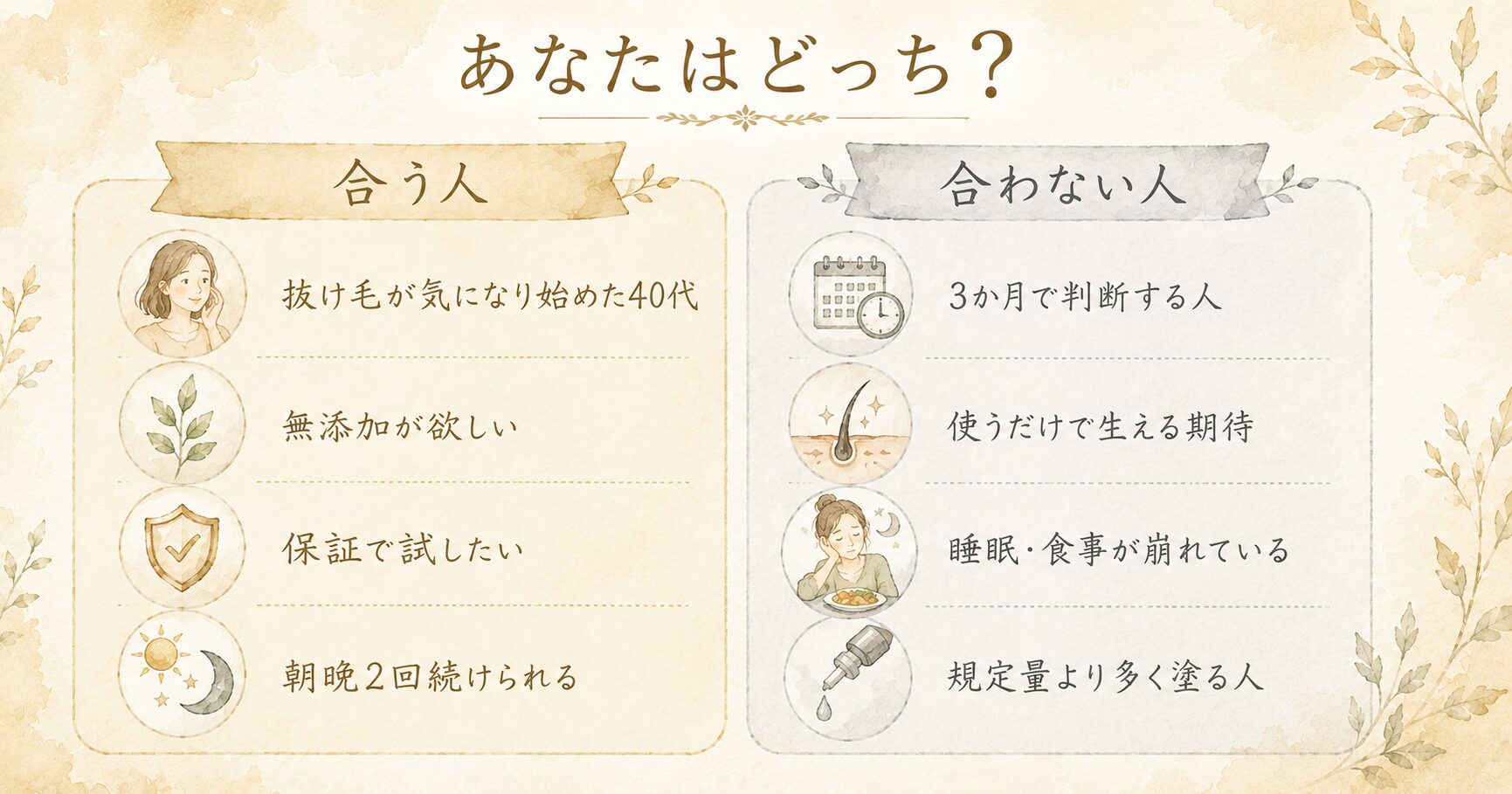 マイナチュレ｜あなたはどっち